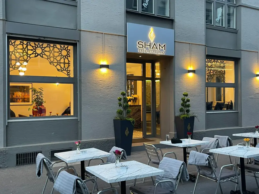 Aussenansicht Restaurant Sham