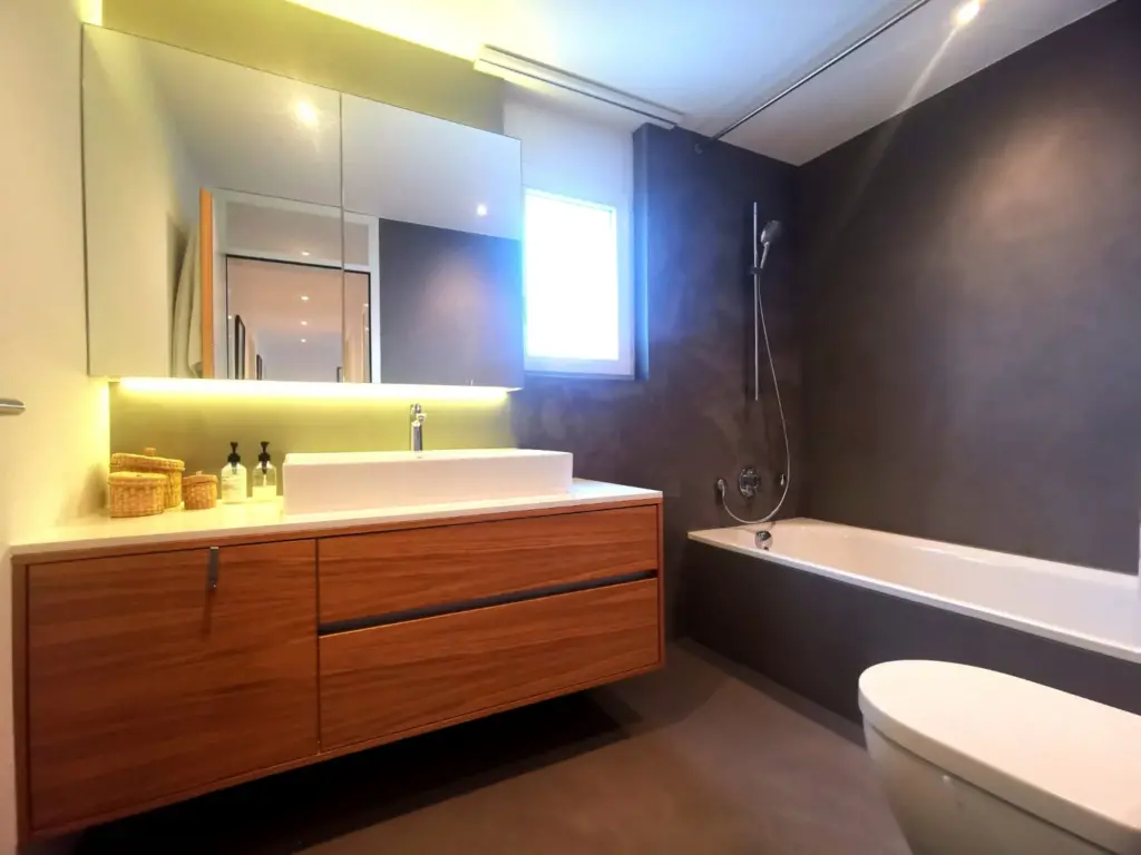 Innenansicht der Umbauarbeiten der Wohnung in Würenlos im Kanton Aargau.