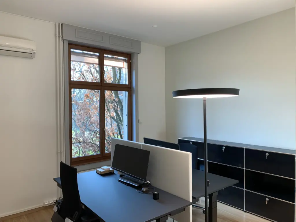 Einzelansicht eines unserer neuesten Architekturprojekte in Basel für eine Anwaltskanzlei, umgesetzt von Bloom Studio.