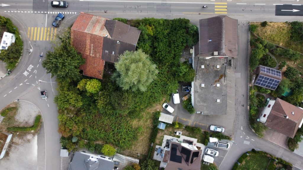 Villmergen Drohnenbild vorher